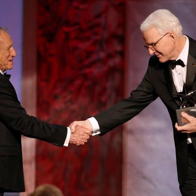 The irony of Steve Martin's life isn't lost on him